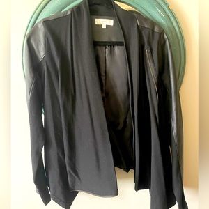 Black moto jacket
